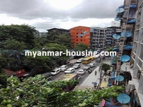 Myanmar real estate - for sale property - No.3077 - An apartment room for sale in Hledan main road. - View of neighbourhood