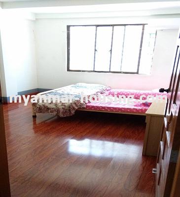 Myanmar real estate - for sale property - No.3080 - An apartment for sale in South Dagon Township. - View of the Bed room