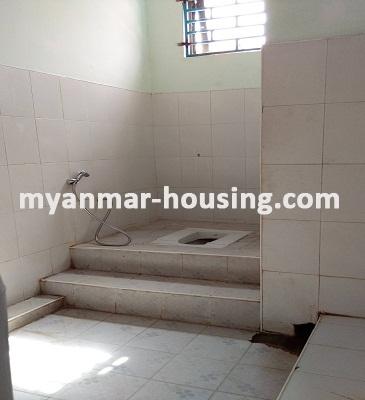 Myanmar real estate - for sale property - No.3080 - An apartment for sale in South Dagon Township. - View of Toilet and Bathroom