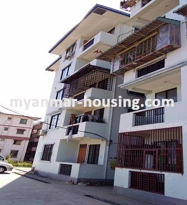 Myanmar real estate - for sale property - No.3080 - An apartment for sale in South Dagon Township. - View of the Building