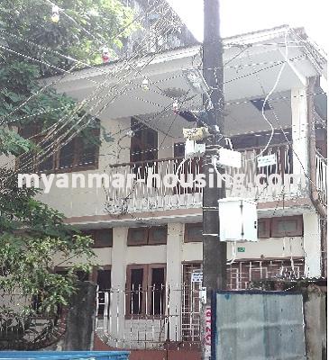 Myanmar real estate - for sale property - No.3082 - A Landed House for sale in San Chaung Township - View of the building