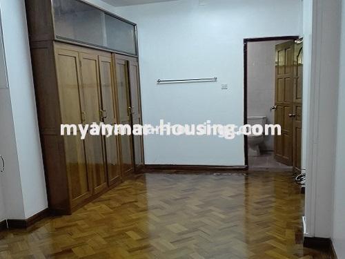 Myanmar real estate - for sale property - No.3101 - An apartment for sale in Kamaryut township.  - View of the Bed room