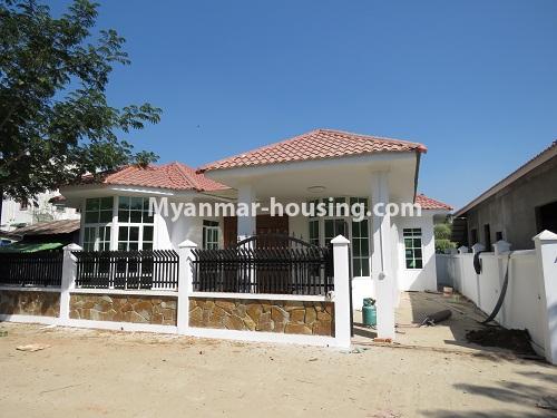 Myanmar real estate - for sale property - No.3102 - A storey landed House for sale in North Dagon Township. - View of the building