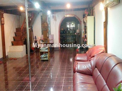 缅甸房地产 - 出售物件 - No.3103 - A landed house for sale in Sanchaung Township. - View of the Living room