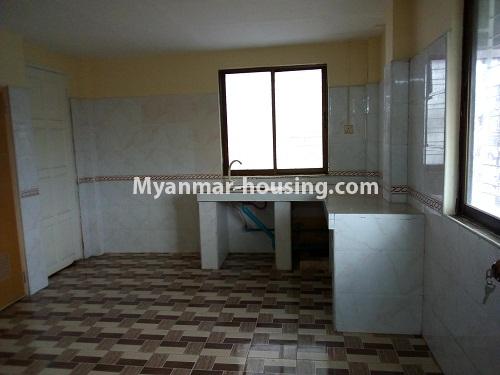 Myanmar real estate - for sale property - No.3112 - Good apartment for sale in Pabedan Township. - View of Kitchen room