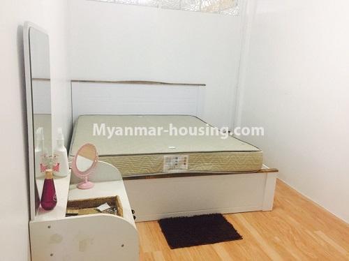 ミャンマー不動産 - 売り物件 - No.3116 - An apartment for sale in Pazundaung! - bedroom view