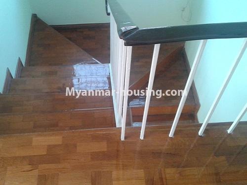 Myanmar real estate - for sale property - No.3118 - House for rent in central point of FMI. - stairs view