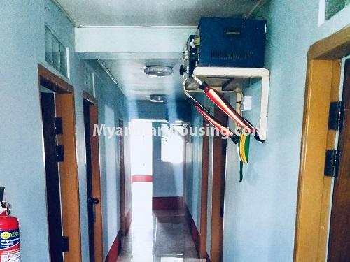 Myanmar real estate - for sale property - No.3132 - Runing Guesthoue for sale outside of the Nawaday Garden Housing, Hlaing Thar Yar! - hallway