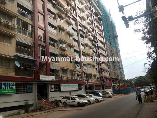 Myanmar real estate - for sale property - No.3142 - Condo room for sale in Botahtaung! - building view