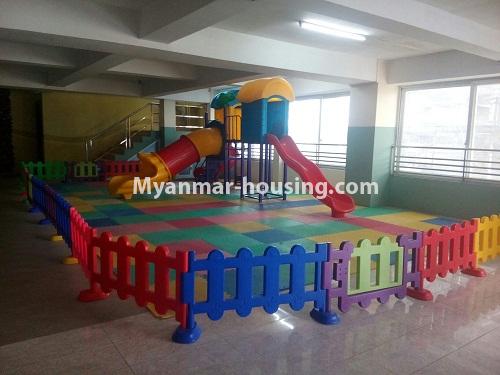 Myanmar real estate - for sale property - No.3142 - Condo room for sale in Botahtaung! - playground 