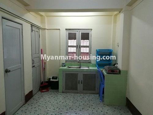 Myanmar real estate - for sale property - No.3153 - Condo room for sale in Botahtaung! - kitchen 