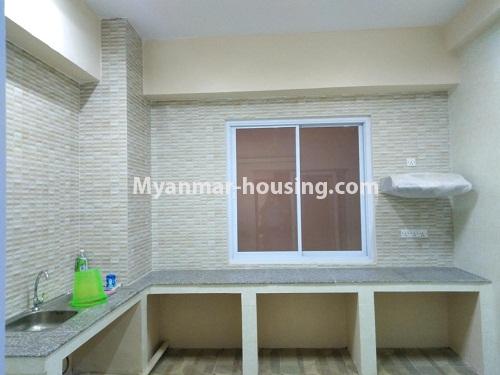Myanmar real estate - for sale property - No.3154 - New condo room for sale in Pazundaung! - kitchen