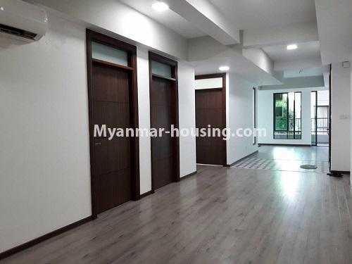 Myanmar real estate - for sale property - No.3173 - Decorated Lamin Luxury Condominium room for sale in Hlaing! - corridor view