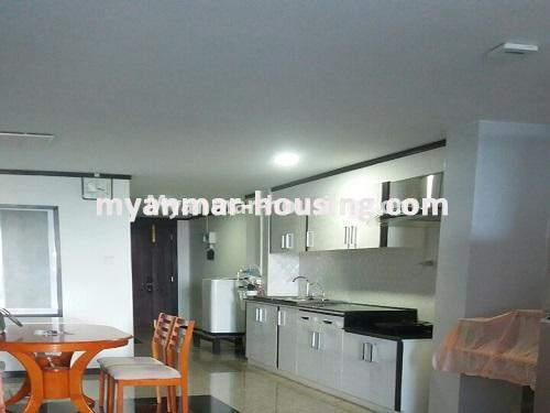 Myanmar real estate - for sale property - No.3189 - Orchid Condo room for sale in Ahlone! - kitchen