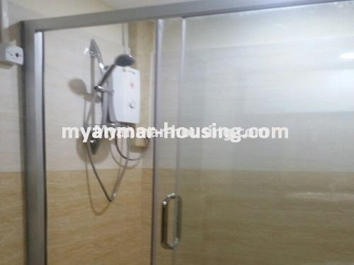 Myanmar real estate - for sale property - No.3189 - Orchid Condo room for sale in Ahlone! - bathroom