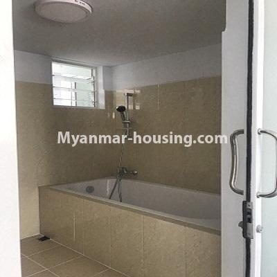 Myanmar real estate - for sale property - No.3195 - Ayayar Chan Thar condo room for sale in Dagon Seikkan! - master bedroom bathroom