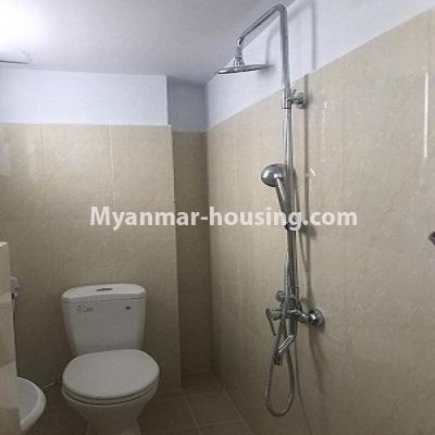 Myanmar real estate - for sale property - No.3195 - Ayayar Chan Thar condo room for sale in Dagon Seikkan! - compound bathroom