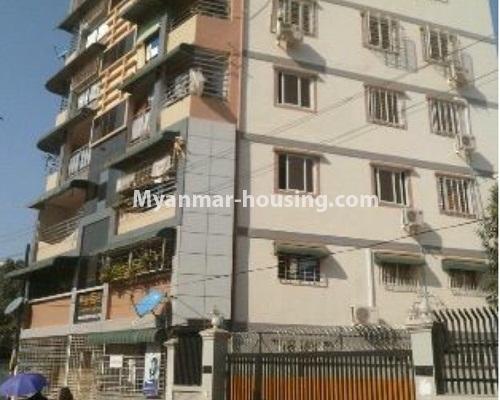 Myanmar real estate - for sale property - No.3208 - Lower floor apartment for sale in Hlaing! - building view