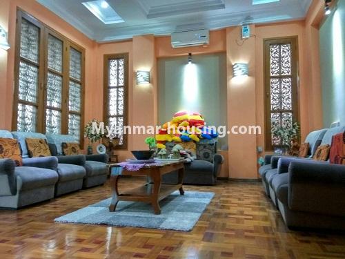 Myanmar real estate - for sale property - No.3215 - Landed house for sale in Tharketa! - living room
