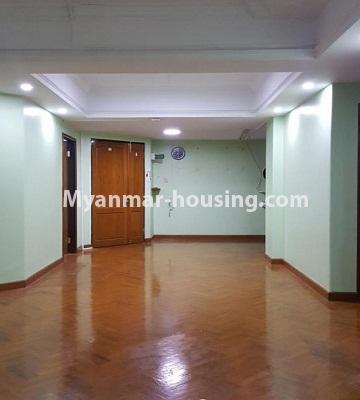 Myanmar real estate - for sale property - No.3242 - Taw Win Thiri Condo room for sale in 9 Mile, Mayangone! - living room area