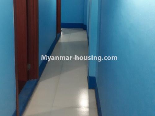 Myanmar real estate - for sale property - No.3251 - Apartment for sale in Yankin! - corridor