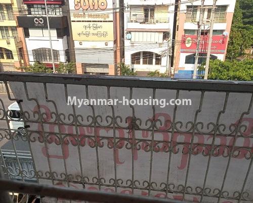 Myanmar real estate - for sale property - No.3254 - Ground floor with mezzanine in Bahan! - balcony