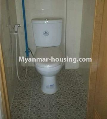 Myanmar real estate - for sale property - No.3261 - Apartment for sale in Yankin! - toilet