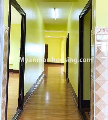 Myanmar real estate - for sale property - No.3268 - Mini Condominium room for sale in South Okkalapa! - corridor
