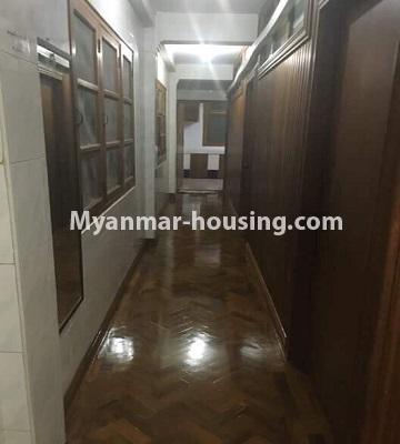 Myanmar real estate - for sale property - No.3285 - First floor apartment for sale in Downtown. - corridor