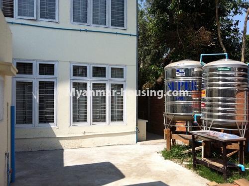 Myanmar real estate - for sale property - No.3294 - Decorated Landed House in the well-known area for sale in Kamaryut! - wather tanks 