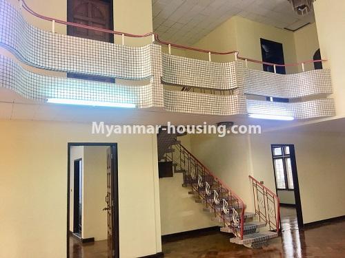 Myanmar real estate - for sale property - No.3294 - Decorated Landed House in the well-known area for sale in Kamaryut! - downstairs and upstairs view