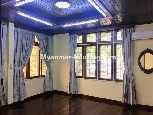 Myanmar real estate - for sale property - No.3294 - Decorated Landed House in the well-known area for sale in Kamaryut! - master bedroom 1