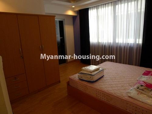 Myanmar real estate - for sale property - No.3296 - A Condominium room with full amenties for sale in Bahan! - master bedroom