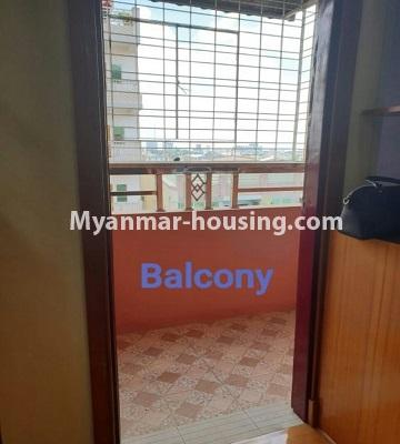 Myanmar real estate - for sale property - No.3301 - New decorated mini condominium room for sale in Zawtika Street, Thin Gan Gyun ! - balcony