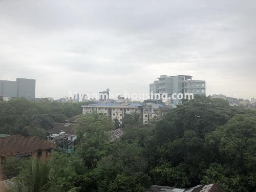 Myanmar real estate - for sale property - No.3305 - Nice condominium room with beautiful decoration for sale in Dagon! - another outside view fromthe room