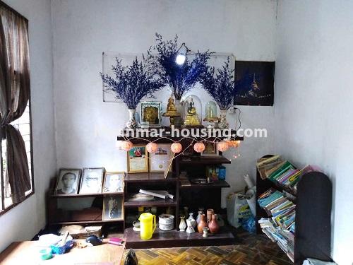 Myanmar real estate - for sale property - No.3310 - A normal landed house with cheaper price in Mayangon! - shrine room