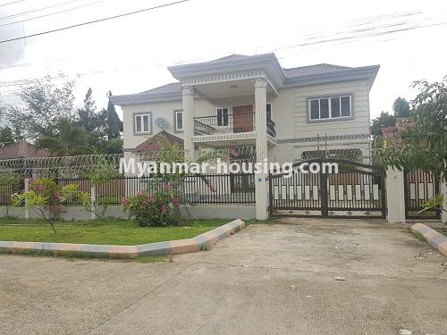 缅甸房地产 - 出售物件 - No.3314 - Two storey landed house with five bedrooms for sale in Nawaday Housing, Hlaing Thar Yar! - house view