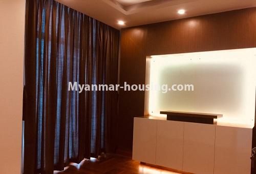 Myanmar real estate - for sale property - No.3323 - Shwe Zabu River View Condominium Penthouse for sale in Ahlone! - inside decoration view