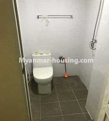Myanmar real estate - for sale property - No.3325 - Standard River View Point Condo room for sale in Ahlone! - compound bathroom