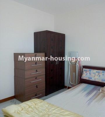 Myanmar real estate - for sale property - No.3331 - Decorated one bedroom Star City Condo room with furniture for sale in Thanlyin! - another view of bedroom