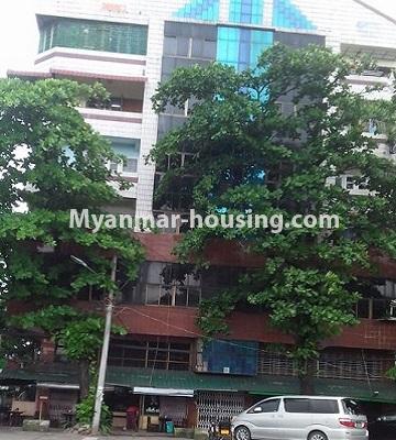 Myanmar real estate - for sale property - No.3333 - Large apartment for office option for sale in Botahatung! - building view