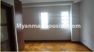 Myanmar real estate - for sale property - No.3349 - Newly Sein Lae May Yeik Thar Condominium Rooms for sale in Yakin! - another view of master bedroom 2