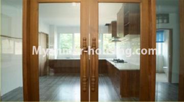 Myanmar real estate - for sale property - No.3349 - Newly Sein Lae May Yeik Thar Condominium Rooms for sale in Yakin! - another view of kitchen