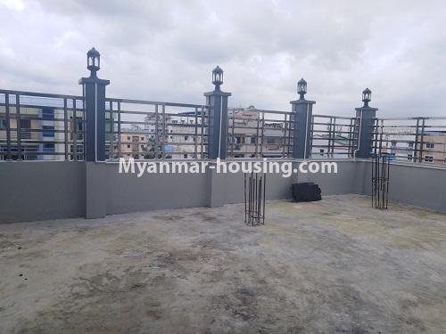 Myanmar real estate - for sale property - No.3350 - New Five Storey Building for doing business for sale on Yatana Road, South Okkalapa! - patio view