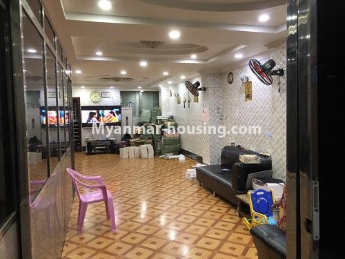 Myanmar real estate - for sale property - No.3353 - First Floor Condominium Room for Sale in Mingalar Taung Nyunt! - another view of living room