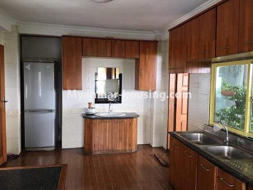 Myanmar real estate - for sale property - No.3354 - Duplex Pent House with Panoramic Yangon View for sale in 9 Mile, Mayangon! - kitchen view