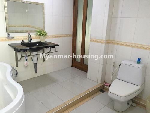 Myanmar real estate - for sale property - No.3354 - Duplex Pent House with Panoramic Yangon View for sale in 9 Mile, Mayangon! - bathroom view