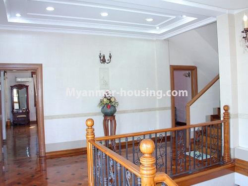 Myanmar real estate - for sale property - No.3360 - Nice Villa close to Kandawgyi Lake for sale in Bahan. - second floor view