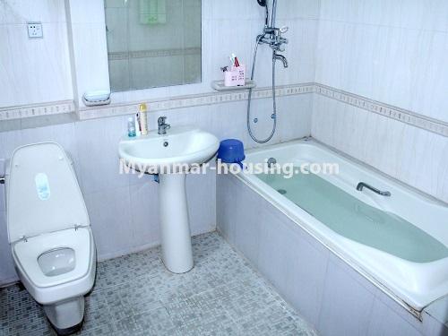 Myanmar real estate - for sale property - No.3360 - Nice Villa close to Kandawgyi Lake for sale in Bahan. - bathroom view