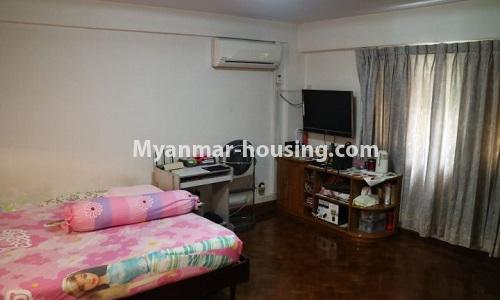 Myanmar real estate - for sale property - No.3366 - Hong Kong Type Apartment for sale in front of the Aung San Stadium, Mingalar Taung Nyunt! - bedroom view